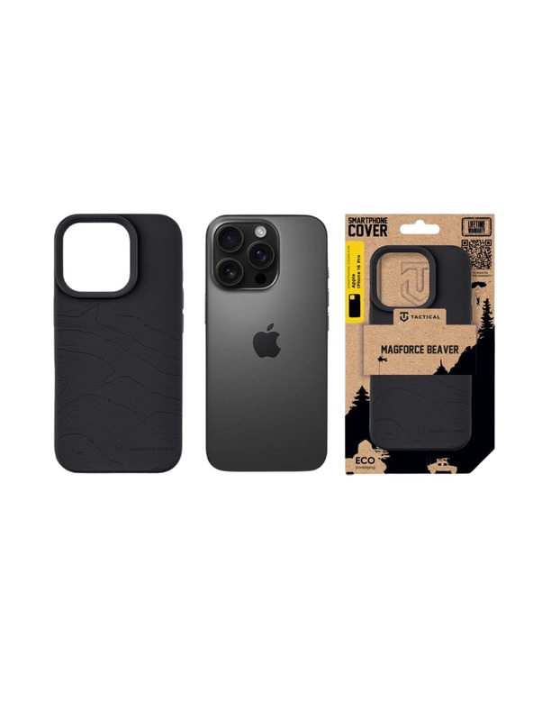 Tactical Tactical MagForce Beaver Zaštita za Apple iPhone 16 Pro Asphalt