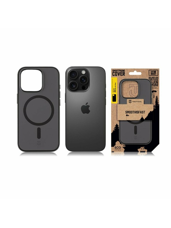 Tactical Tactical MagForce SmoothIsFast Zaštita za Apple iPhone 16 Pro Asphalt