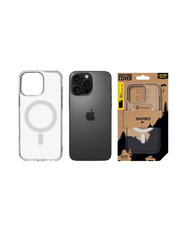 Tactical Tactical MagForce Zaštita za Apple iPhone 16 Pro Max Transparent