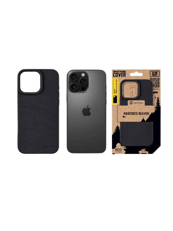 Tactical Tactical MagForce Beaver Zaštita za Apple iPhone 16 Pro Max Asphalt