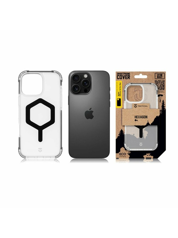 Tactical Tactical MagForce Hexagon Zaštita za Apple iPhone 16 Pro Max T-Black