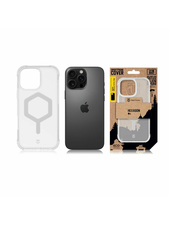 Tactical Tactical MagForce Hexagon Zaštita za Apple iPhone 16 Pro Max T-White