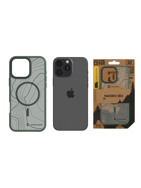 Tactical Tactical MagForce Hyperstealth Sika Zaštita za Apple iPhone 16 Pro Max Forest Green