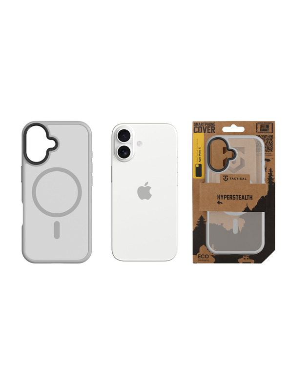 Tactical Tactical MagForce Hyperstealth Zaštita za Apple iPhone 17 Light Grey