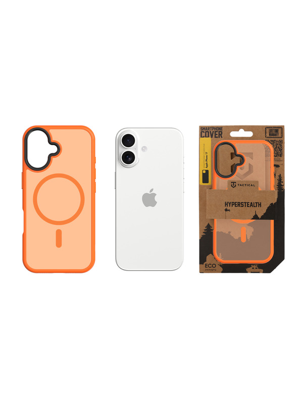 Tactical Tactical MagForce Hyperstealth Zaštita za Apple iPhone 17 Agent Orange