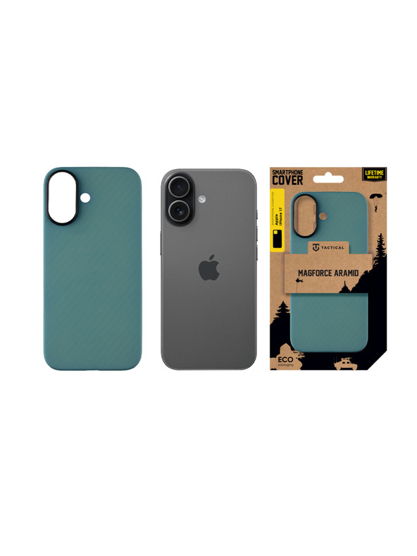 Tactical Tactical MagForce Aramid Zaštita za Apple iPhone 17 Blue Jay