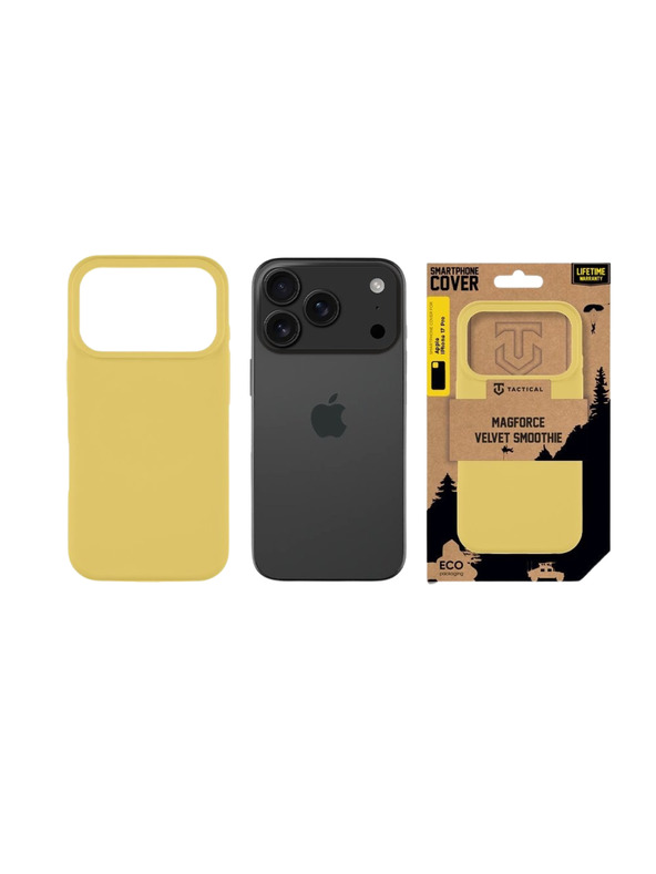 Tactical Tactical MagForce Velvet Smoothie Zaštita za Apple iPhone 17 Pro Banana