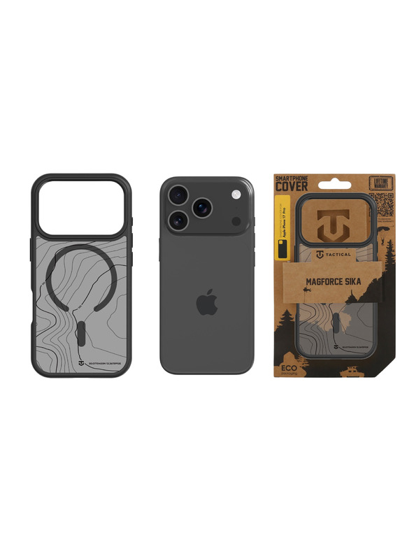 Tactical Tactical MagForce Hyperstealth Sika Zaštita za Apple iPhone 17 Pro Asphalt