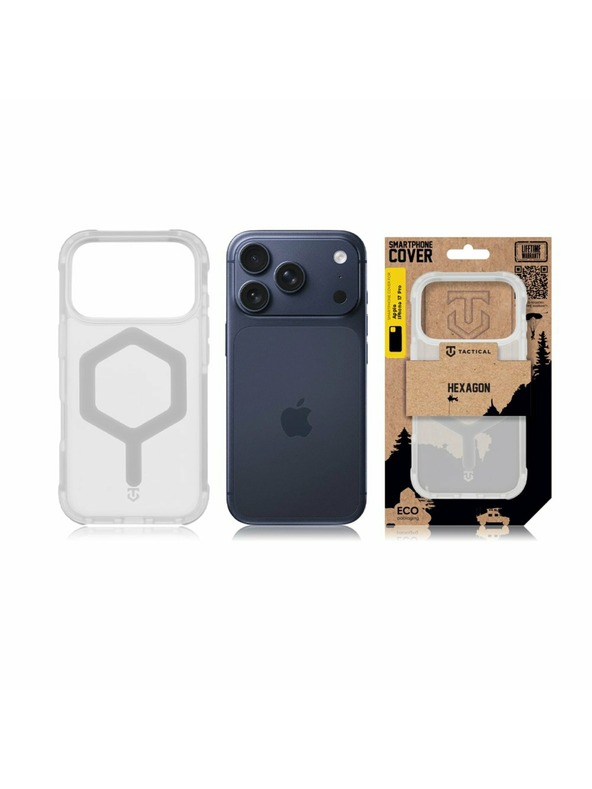 Tactical Tactical MagForce Hexagon Zaštita za Apple iPhone 17 Pro T-White