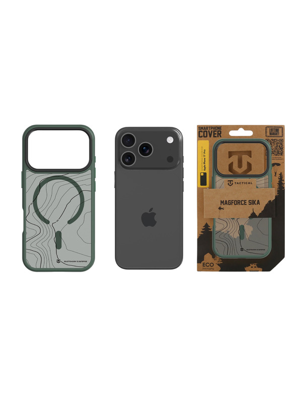 Tactical Tactical MagForce Hyperstealth Sika Zaštita za Apple iPhone 17 Pro Forest Green