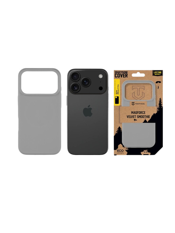 Tactical Tactical MagForce Velvet Smoothie Zaštita za Apple iPhone 17 Pro Foggy