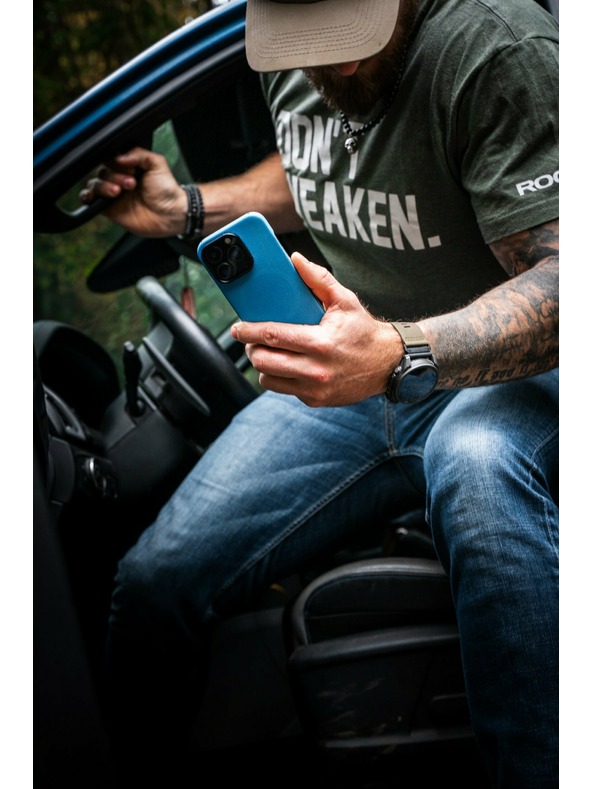 Tactical Tactical MagForce Aramid Zaštita za Apple iPhone 17 Pro Blue Jay