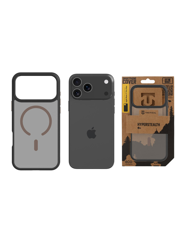 Tactical Tactical MagForce Hyperstealth 2.0 Zaštita za Apple iPhone 17 Pro Max Black/Moucha Moose