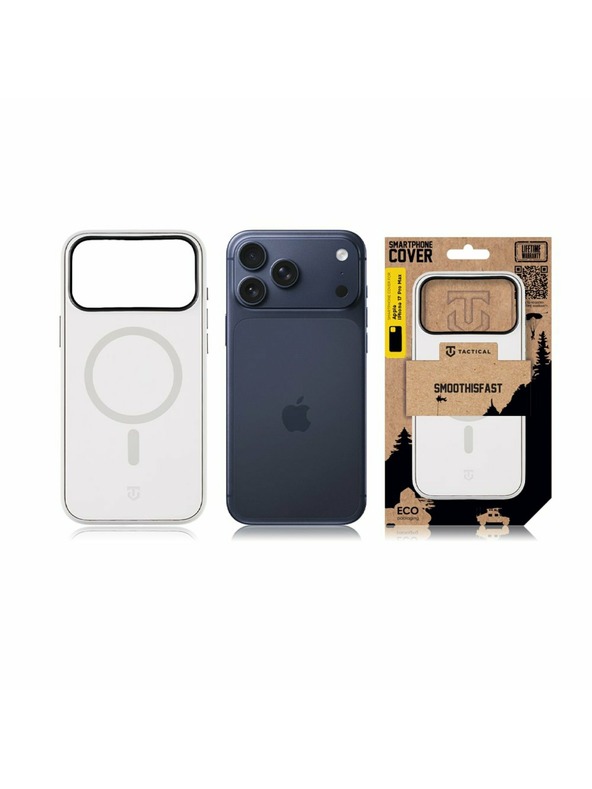 Tactical Tactical MagForce SmoothIsFast Zaštita za Apple iPhone 17 Pro Max Chalk
