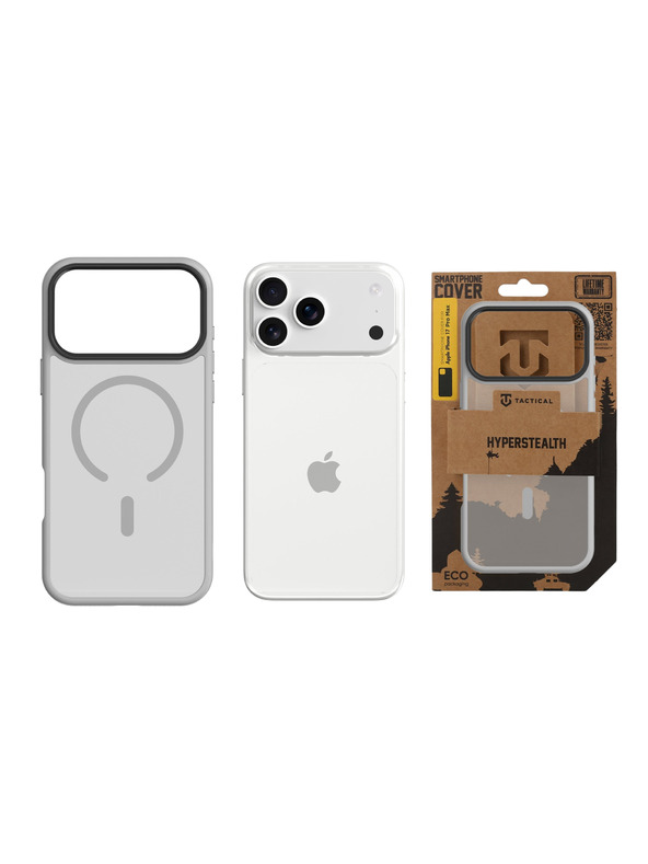 Tactical Tactical MagForce Hyperstealth Zaštita za Apple iPhone 17 Pro Max Light Grey