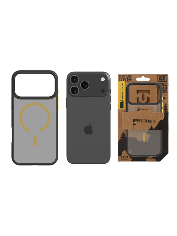 Tactical Tactical MagForce Hyperstealth 2.0 Zaštita za Apple iPhone 17 Pro Max Black/Yellow