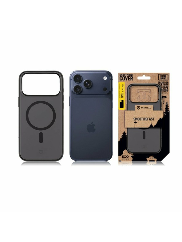 Tactical Tactical MagForce SmoothIsFast Zaštita za Apple iPhone 17 Pro Max Asphalt