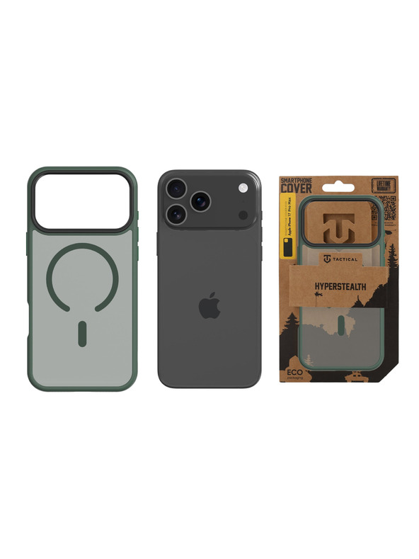 Tactical Tactical MagForce Hyperstealth Zaštita za Apple iPhone 17 Pro Max Forest Green