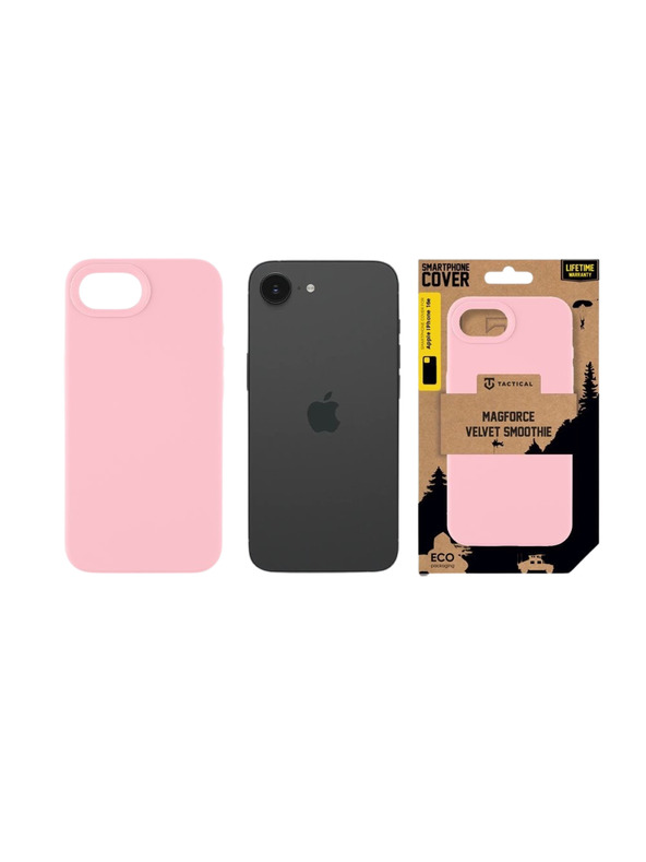 Tactical Tactical MagForce Velvet Smoothie Zaštitnik za Apple iPhone 16e/17e Pink Panther