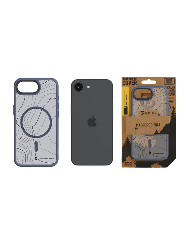 Tactical Tactical MagForce Hyperstealth Sika Zaštitnik za Apple iPhone 16e/17e Deep Blue