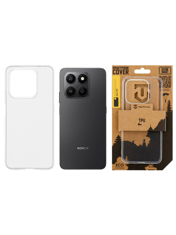 Tactical Tactical TPU Zaštita za Honor X7d Transparent