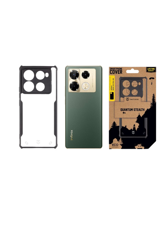 Tactical Tactical Quantum Stealth Zaštita za Infinix Note 40 Pro 4G Clear/Black