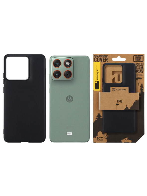 Tactical Tactical TPU Zaštita za Motorola Edge 70 Black
