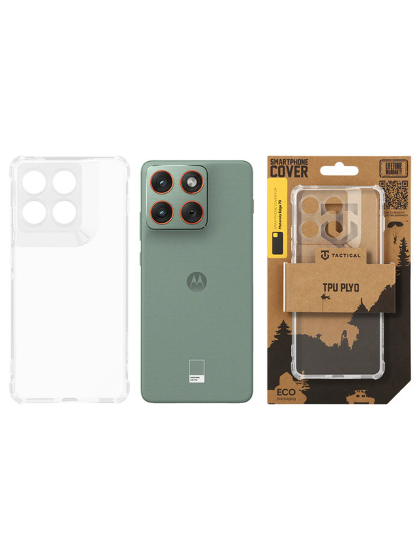 Tactical Tactical TPU Plyo Zaštita za Motorola Edge 70 Transparent