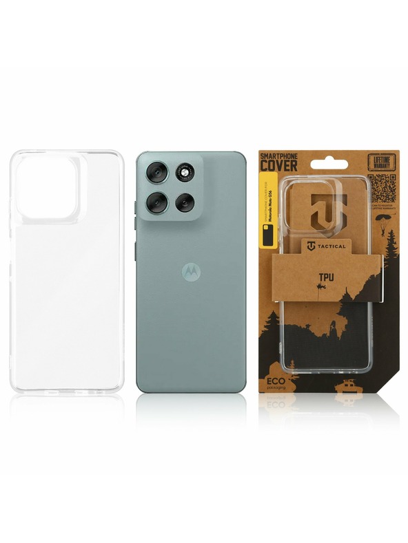 Tactical Tactical TPU Zaštita za Motorola Moto G56 Transparent