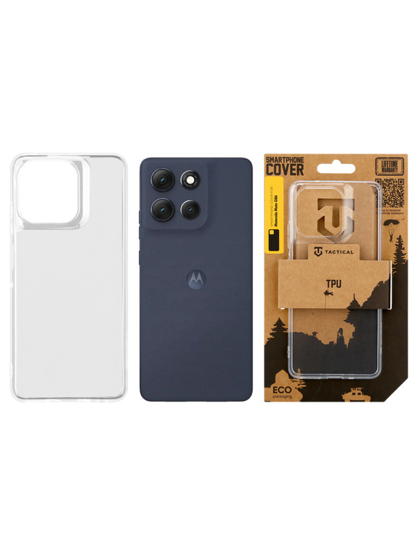 Tactical Tactical TPU Zaštita za Motorola Moto G86 Transparent