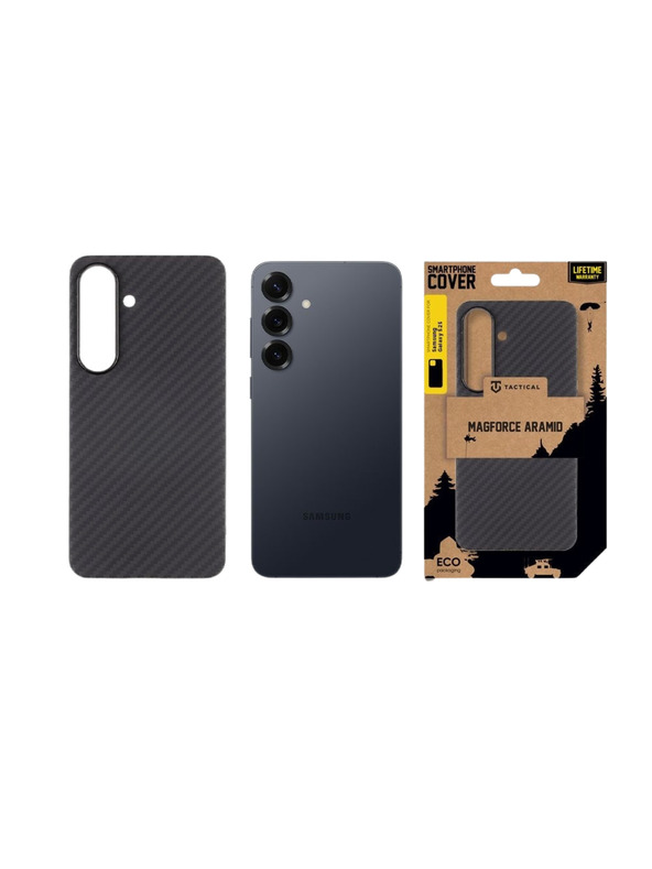 Tactical Tactical MagForce Aramid Zaštita za Samsung Galaxy S25 Black