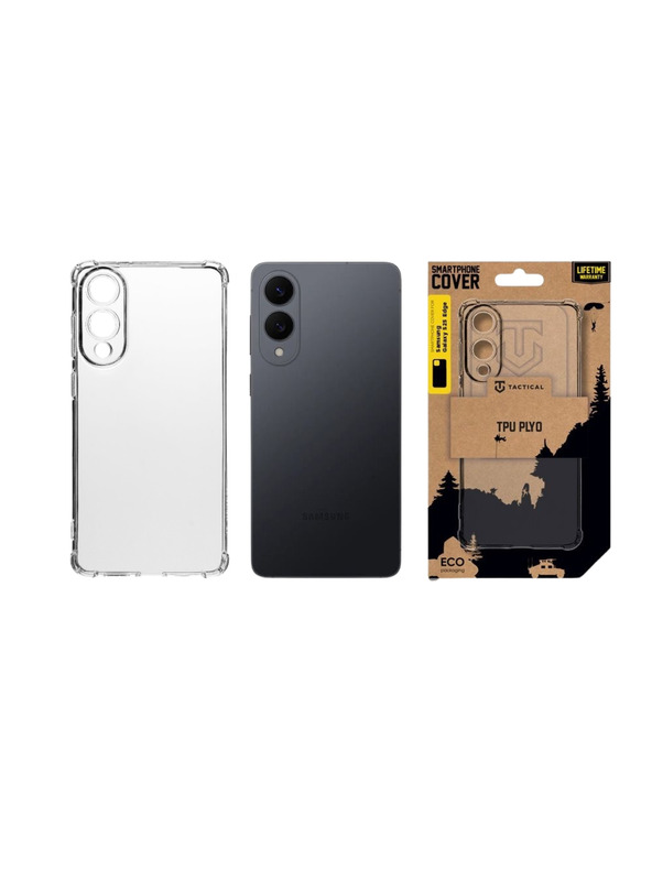 Tactical Tactical TPU Plyo Zaštita za Samsung Galaxy S25 Edge Transparent