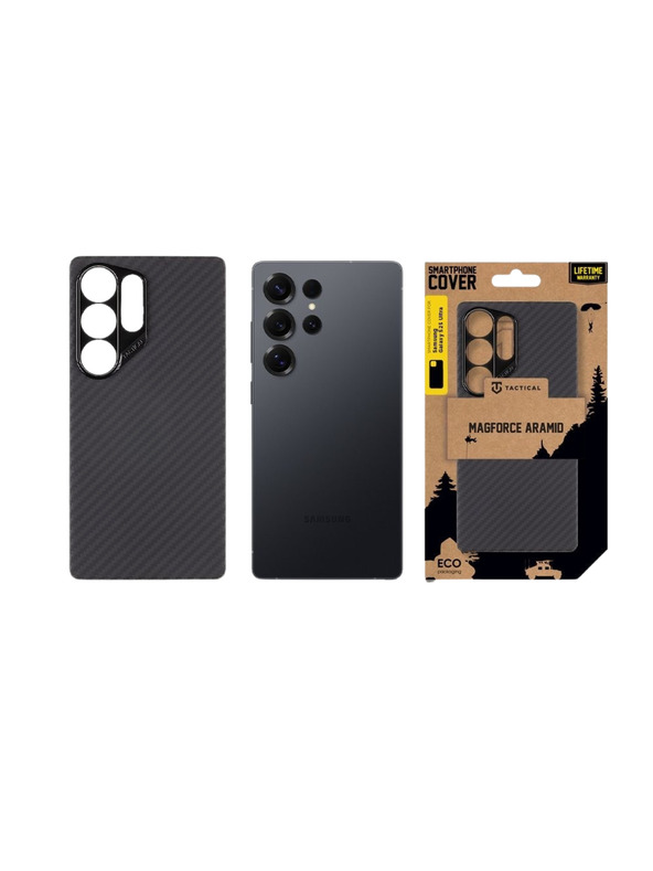 Tactical Tactical MagForce Aramid Zaštitni okvir za Samsung Galaxy S25 Ultra Black