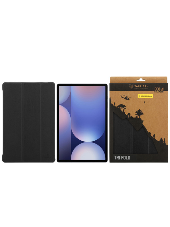 Tactical Tactical Book Tri Fold Futrola za Samsung Galaxy Tab S9/S9 FE/S10 FE/S10 Lite Black
