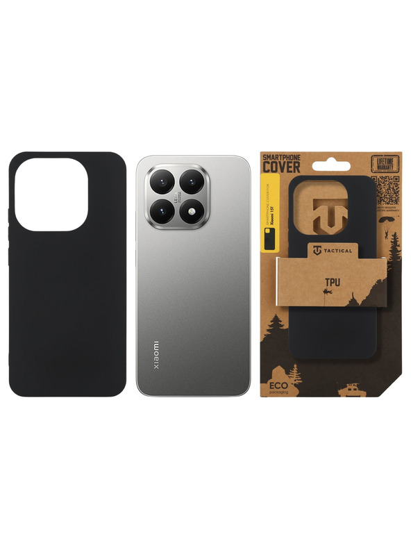 Tactical Tactical TPU Zaštita za Xiaomi 15T Crna