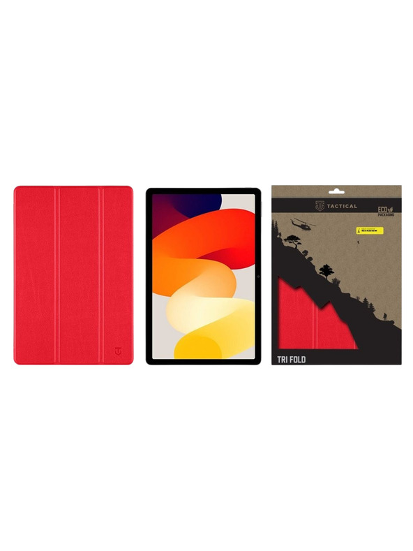 Tactical Tactical Book Tri Fold Futrola za Xiaomi Redmi Pad SE 11" Crvena
