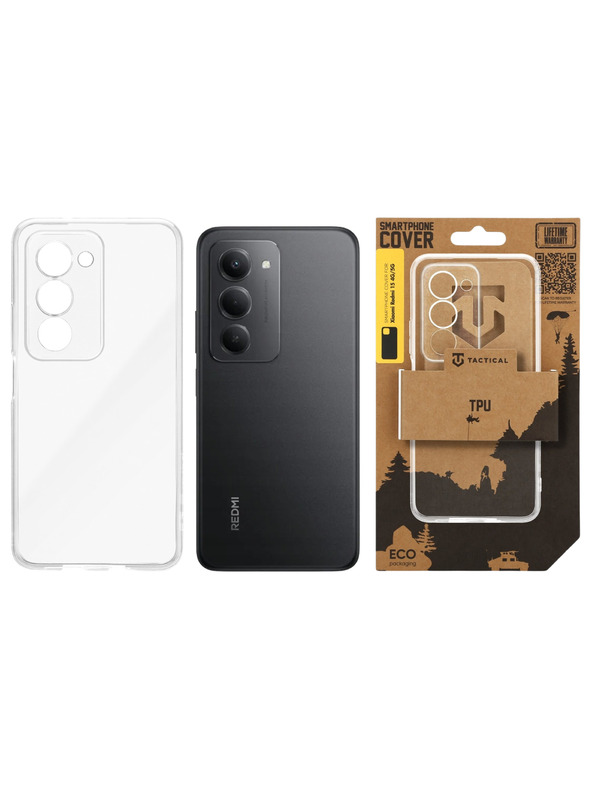 Tactical Tactical TPU Zaštita za Xiaomi Redmi 15 4G/5G Transparent
