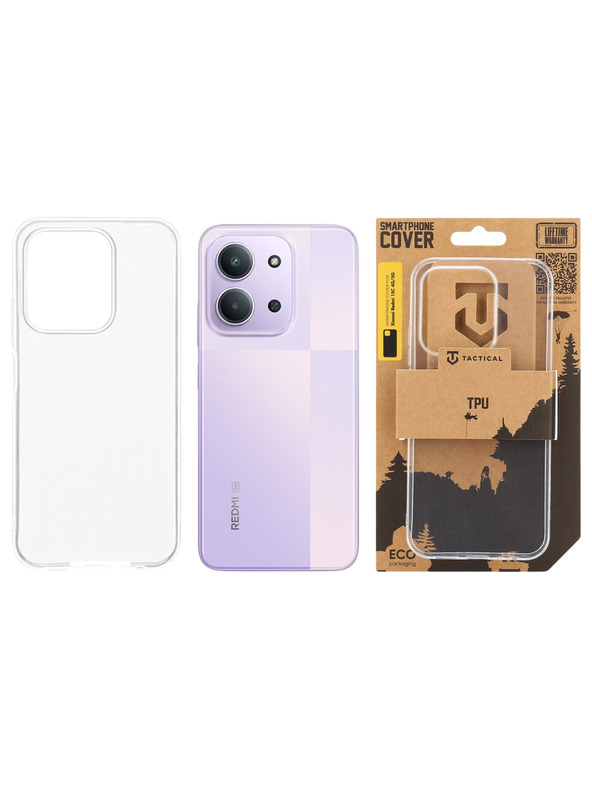 Tactical Tactical TPU Zaštita za Xiaomi Redmi 15C 4G/5G Transparent