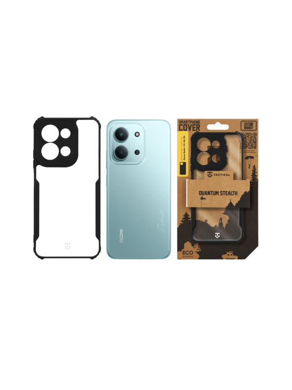 Tactical Tactical Quantum Stealth Zaštita za Xiaomi Redmi 15C 4G/5G Clear/Black