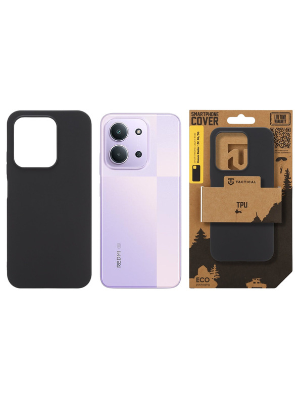 Tactical Tactical TPU Zaštita za Xiaomi Redmi 15C 4G/5G Black