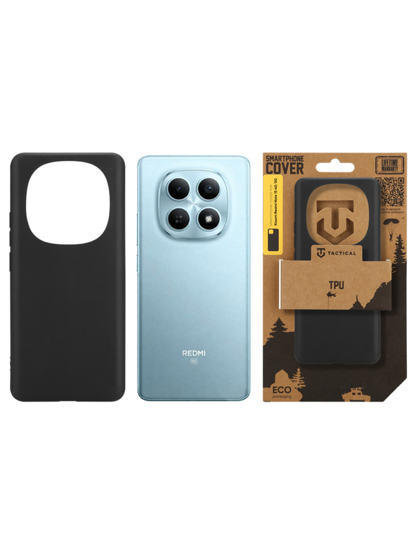 Tactical Tactical TPU Zaštita za Xiaomi Redmi Note 15 4G/5G Black
