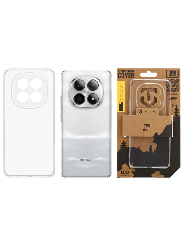 Tactical Tactical TPU Zaštita za Xiaomi Redmi Note 15 5G Transparent