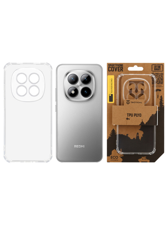 Tactical Tactical TPU Plyo Zaštita za Xiaomi Redmi Note 15 Pro+ 5G/Poco M8 Pro Transparent
