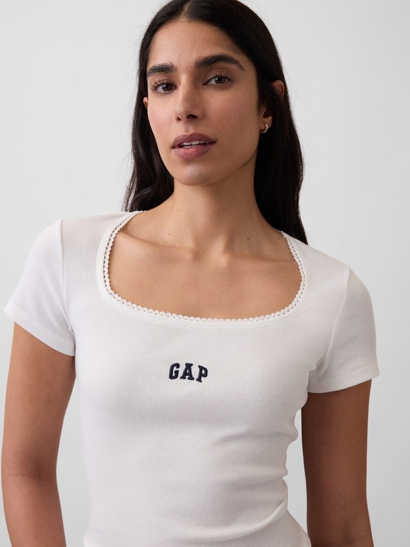 GAP Rebrasta majica s logom GAP