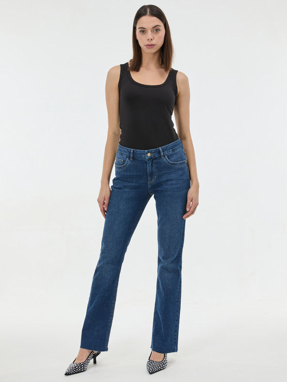 Orsay Crna osnovna majica bez rukava ORSAY