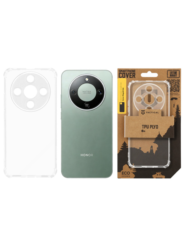 Tactical Tactical TPU Plyo Zaštita za Honor Magic8 Lite Transparent