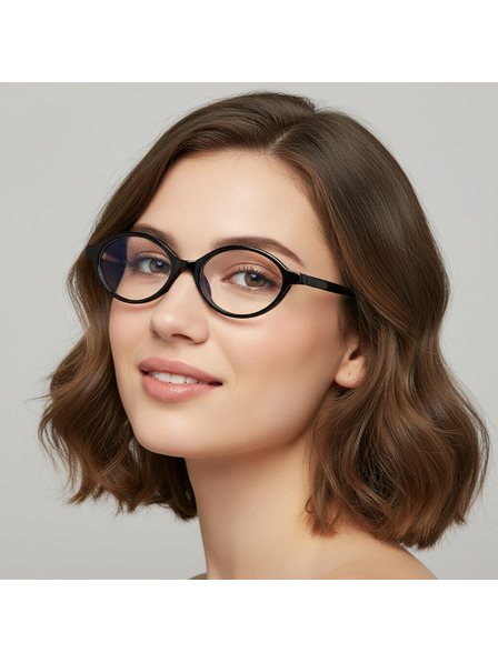 VEYREY VeyRey lentikularne sunčane naočale Ansled crni okvir prozirna stakla