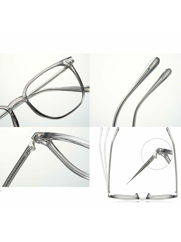 VEYREY VeyRey nerd sunčane naočale Oocu roza okvir prozirna stakla