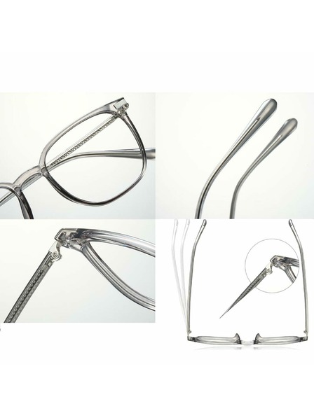 VEYREY VeyRey nerd sunčane naočale Oocu roza okvir prozirna stakla