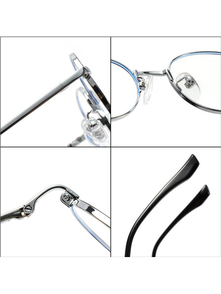 VEYREY VeyRey lentikularne sunčane naočale Convuf srebrni okvir prozirna stakla